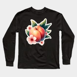 Whispers of Peach Long Sleeve T-Shirt